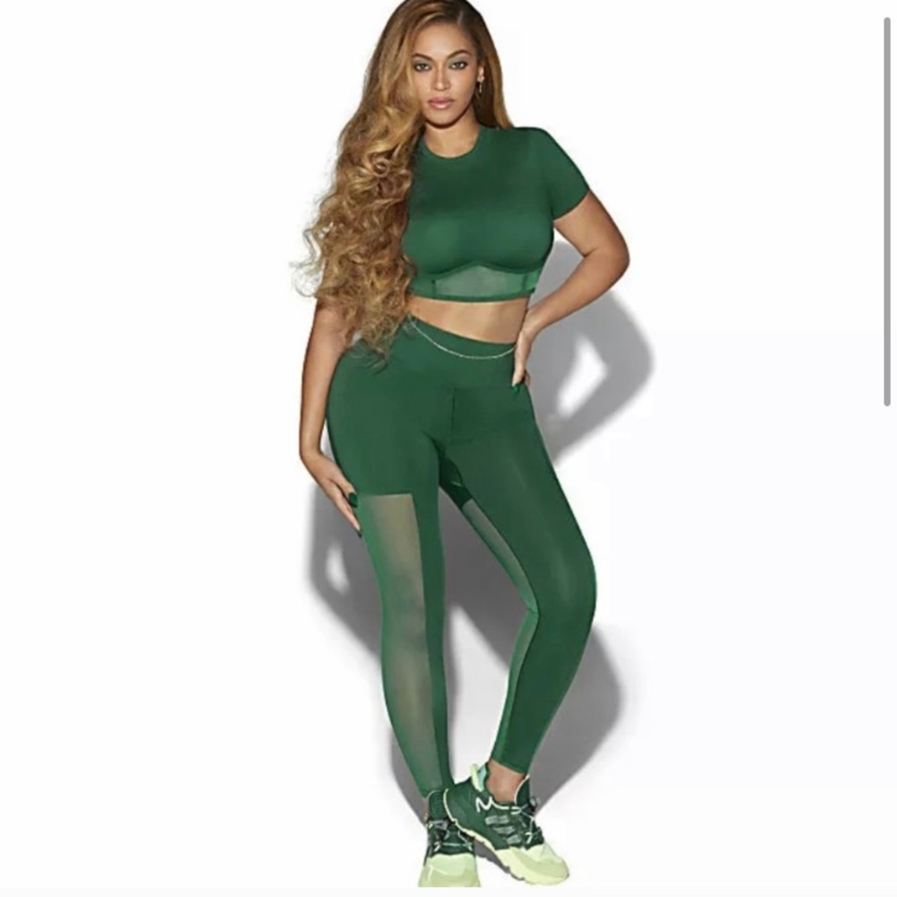 💚🖤3Stripes Mesh Adidas x IVY Park tights